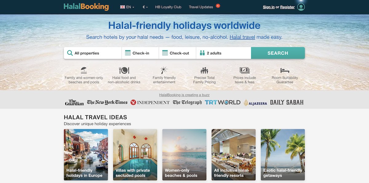 inclusive vacation rental websites halal booking